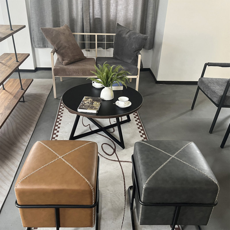 Round Coffee Table, Black