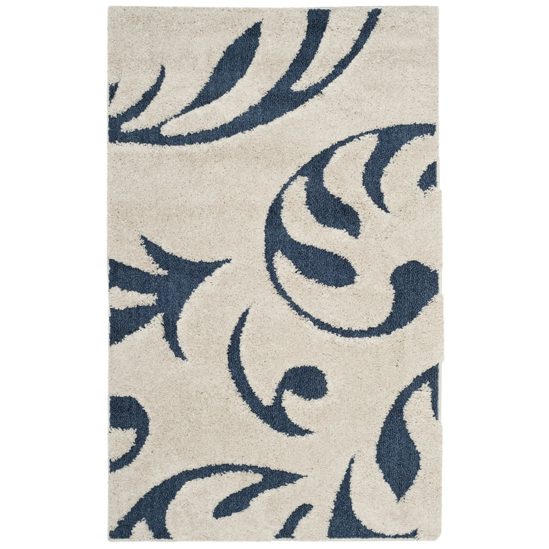 Diederich Florida Shag Performance Floral Rug, Rectangle 3'3" x 5'3"