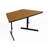 Height Adjustable Training Table with Modesty Panel-13411054