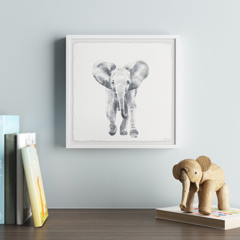 Triptyque parcours éléphant pour bébé, H 24 po x l 24 po x P 1,5 po