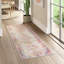 Tapis gris pâle / mauve de style Sud-Ouest Aliesha-May-33000846