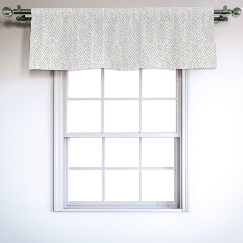 Sateen Ruffled Window Valance