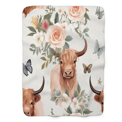 Antique Cow - 1 Piece Premium Blanket