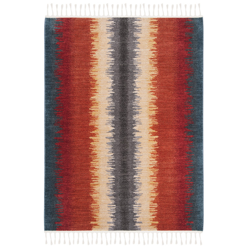 Roosevelt Abstract Indoor/Outdoor Rug, Rectangle 3' x 5'