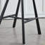 Tabouret de bar en tissu texturé Modern