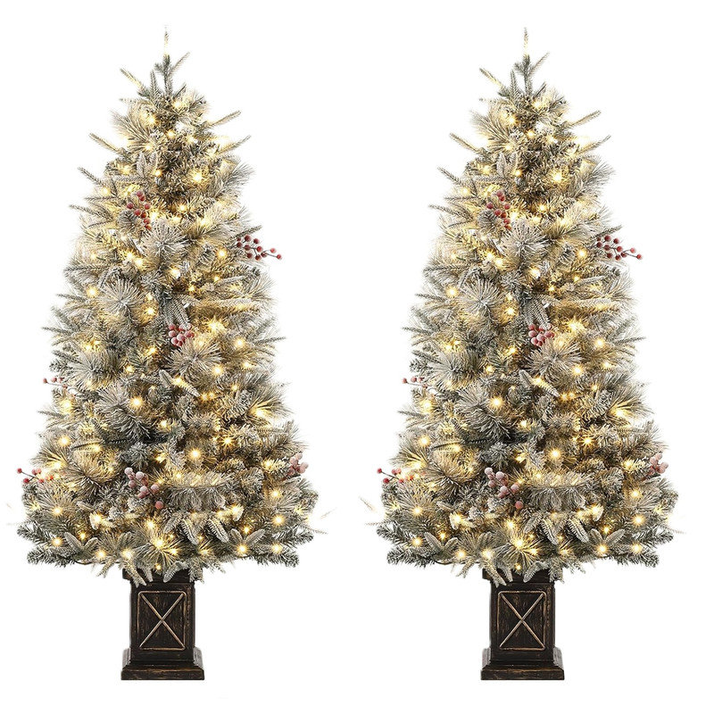 54' H Lighted Artificial Christmas Tree