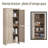 Versha 31.5'' Wide 4 - Shelf Storage Cabinet