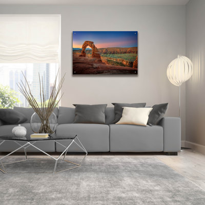 Art mural en verre Loon Peak «Delicate Dawn» par Rick Berk