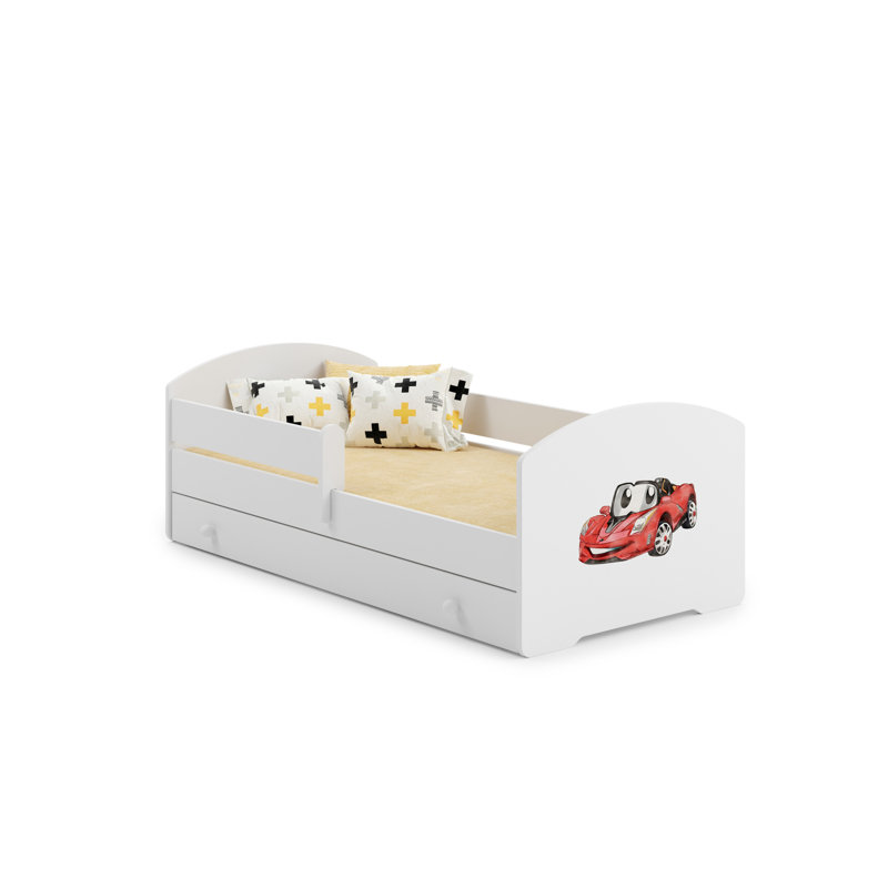Standard Bed Frame with Storage Included, Cot Bed / Toddler (70 x 140cm)