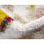 Tapis rose / jaune Forsan-1841893363