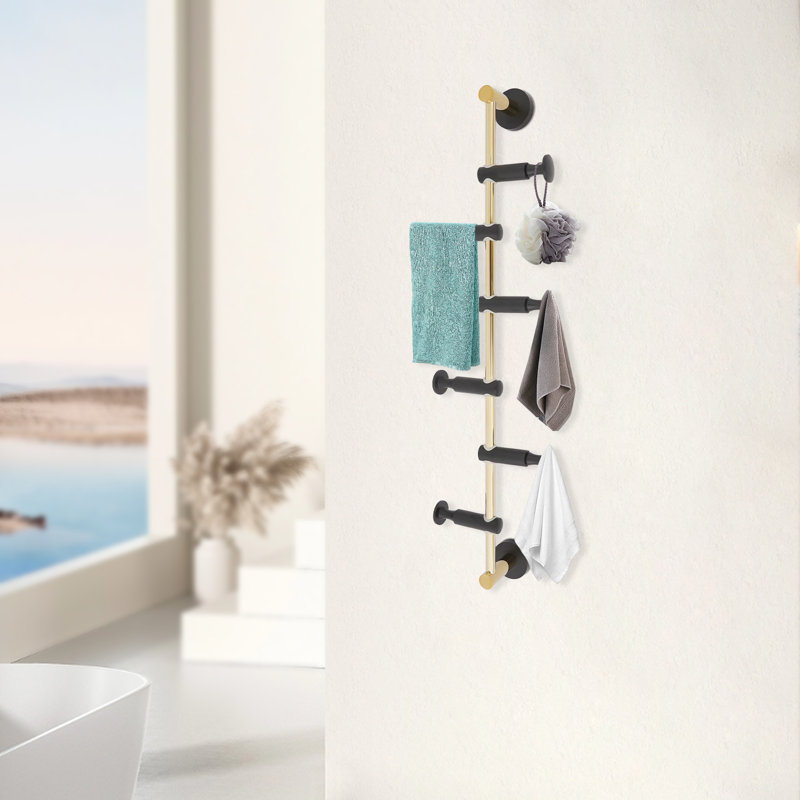Metal Wall 6 - Hook Coat Rack