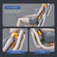 Fauteuil de massage électrique multifonctionnel Champagne Gold