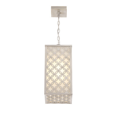 Clover LED Pendant - Aged Silver