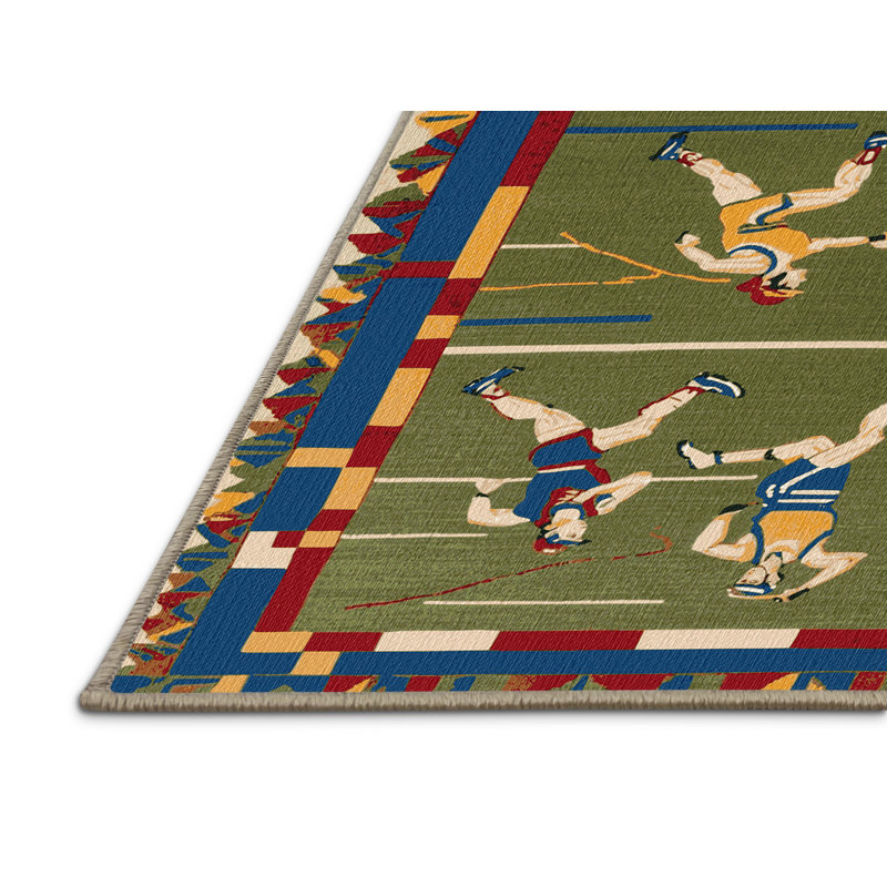  Tapis lavable Pentathlon Sports, Carré 7 pi