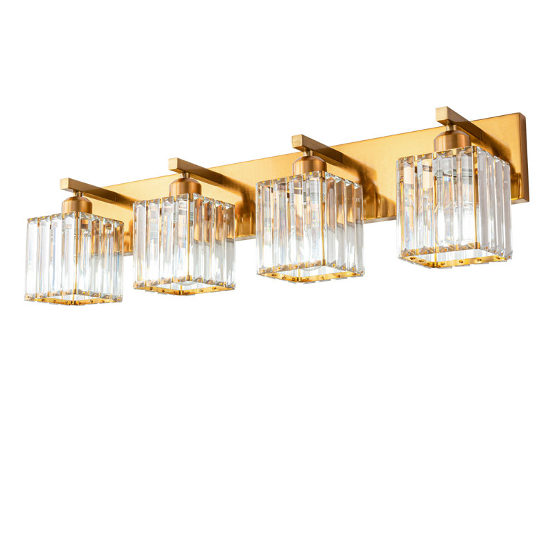 Lanceton Dimmable Vanity Light, Gold, 4 Lights