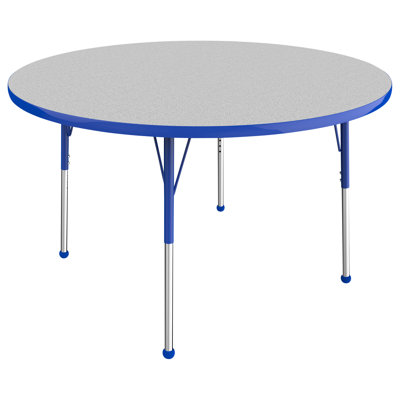 Collaborative Laminate Adjustable Round Activity Table