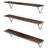 Deyjah 3 Piece Paulownia Bracket Shelf-1761109550