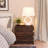 Aerial Wood 3-Drawer Accent Chest with Brass-Plated Corners and Ring Pulls-122149907