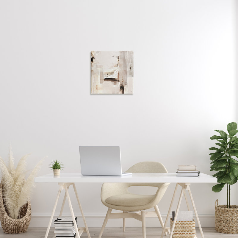 «Neutral Tone Abstraction», art mural par Susan Jill bp-672_CN, H 17 po x l 17 po