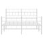 Structure de lit en métal Danzell, robuste, sans matelas-973433457-973433470