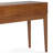 Harper 54"W Solid Wood Mid-Century Modern Sofa Table with 3 Drawers, Notched Handles and Tapered Legs-355694187