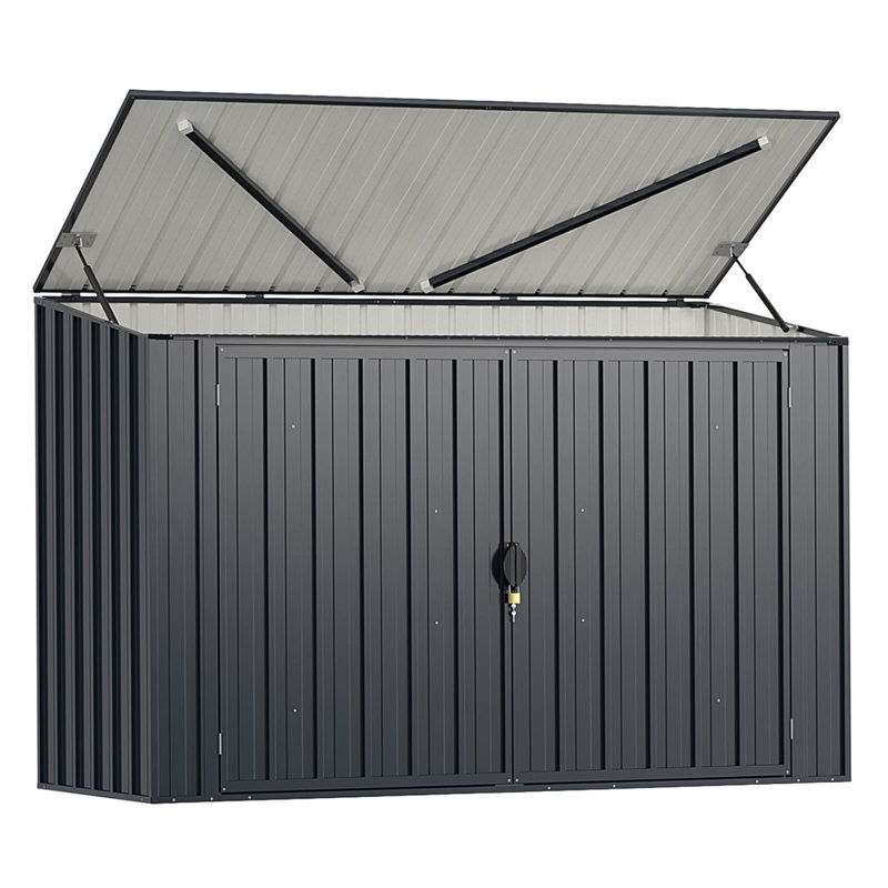 193 X 86 CM Metal Outdoor Storage Shed Snap-On Structures