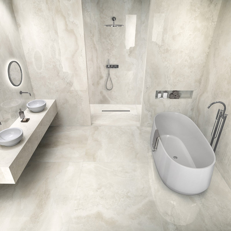 Eterna Onyx 24X48 Bright, White