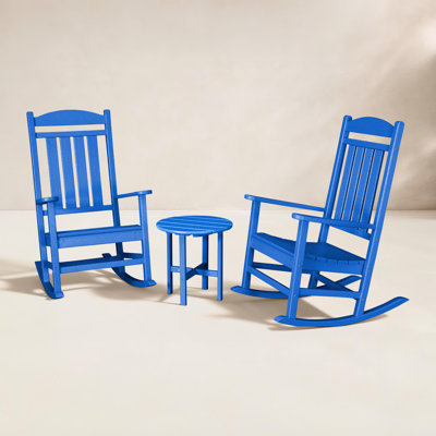 POLYWOOD® Rocker 2-Person Patio Seating Group