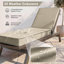 Coussin de chaise longue d'extérieur 2 pièces, 80 po x 26 po x 4 po-647617551-647617549-654445049