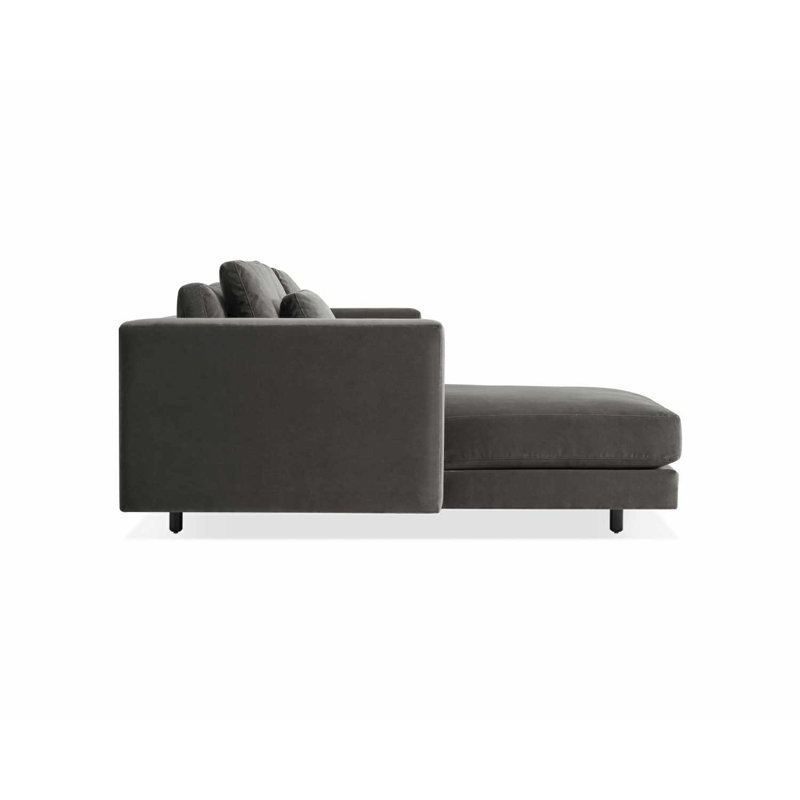 Hands Down Chaise Sectional, Landa Stone, Left Hand Facing