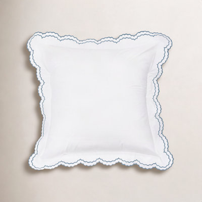 Berrada Double Scalloped 100% Cotton Sham