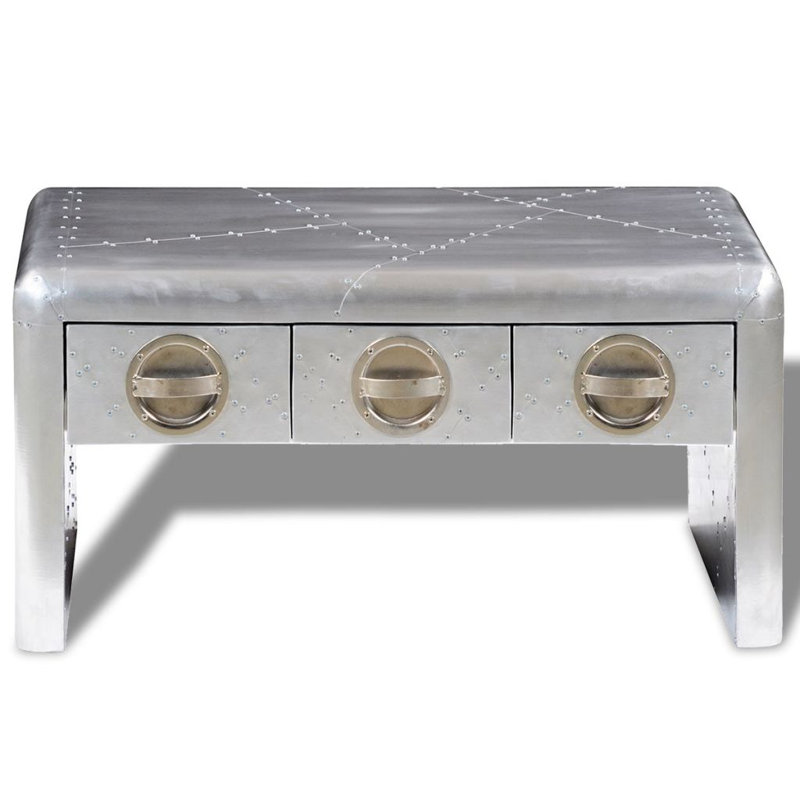 Hazel Sled Coffee Table with Storage