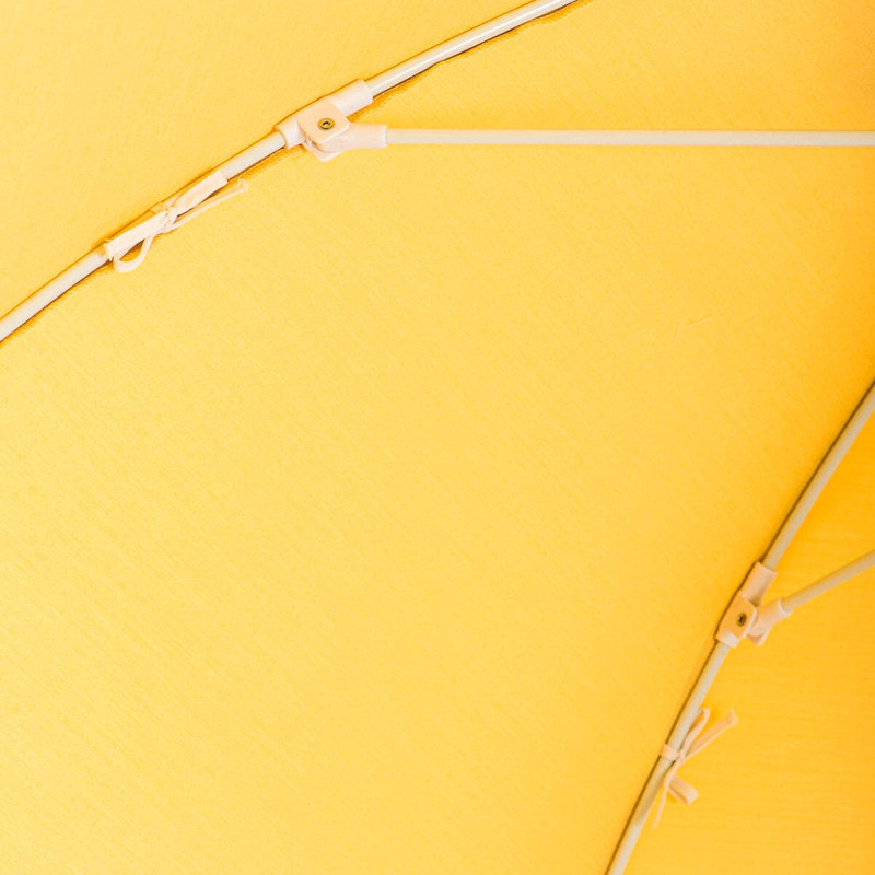 Patio 90'' W Umbrella, Yellow/White