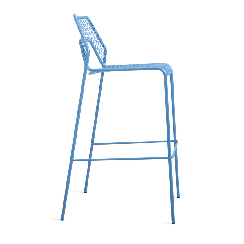 Hot Mesh Outdoor Bar Stool, Aqua, Bar Stool (30.5" Seat Height)