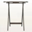 Ensemble de tables à collation en bois massif 5 pièces Griffin, fini gris foncé, L 22,64 po x P 15,48 po-404290861