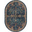 Tapis bleu marine à motif floral Alkire-925898464