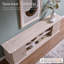  Meuble télé Abarca 70 po avec armoires de rangement et tablettes réglables avec cascade incurvée Abarca-2145556495