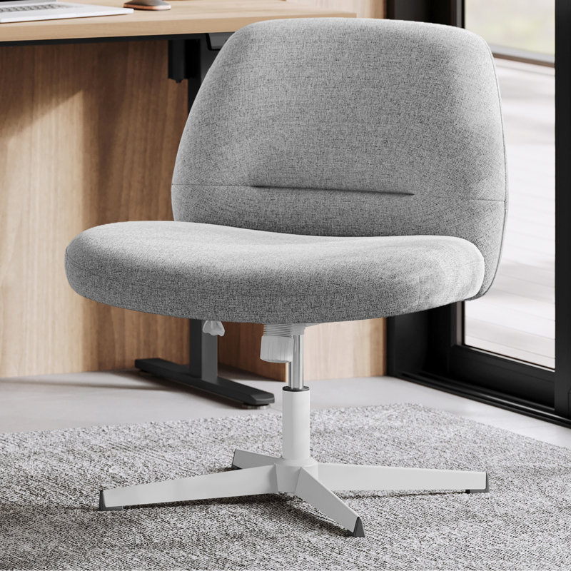 Rentiesville Cotton Blend Office Chair, Gray
