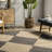 Lowman Geometric Hand Hooked Jute/Cotton Beige/Brown Area Rug-1791919522