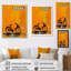 Vélo orange Odyssey - impressions sur toile-95865812-95865810