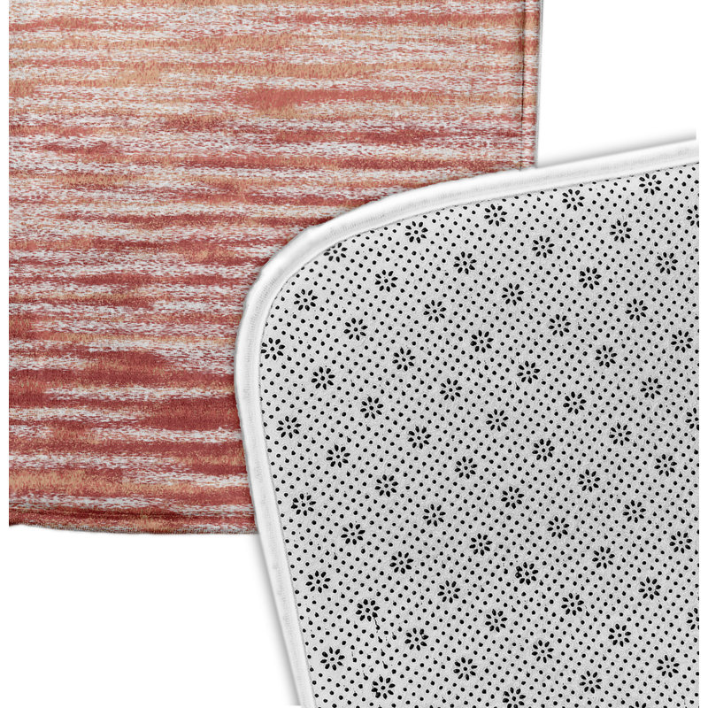Tapis de bain Ocean View, l 24 po x L 17 po, Orange