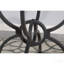 Gunmetal 48-Inch Round Dining Table