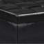 Repose-pieds de table basse avec dessus relevable capitonné Harrison