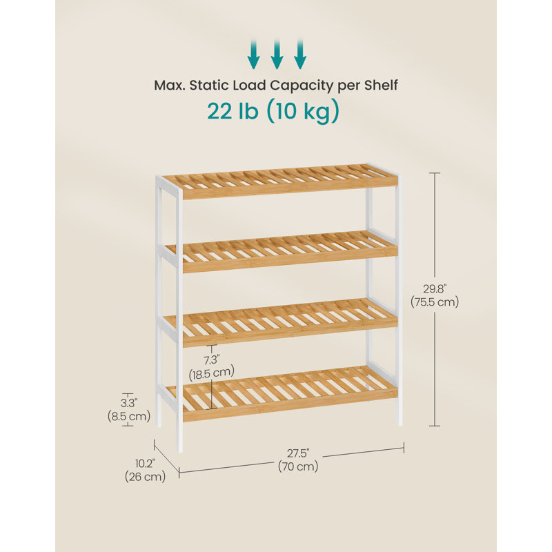 Borehamwood 16 Pair Stackable Shoe Rack