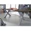 Acacia Solid Wood Top Metal Base Dining Table-47502111-47502117