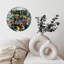 Horloge murale en bois 10 po, mouvement silencieux, à piles (piles AA non incluses), décor artistique, parfait pour les décorations