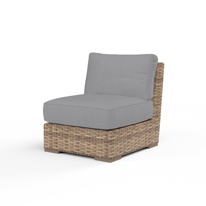 Lemoore Outdoor Lounge Chair, Canvas Granite Sunbrella®