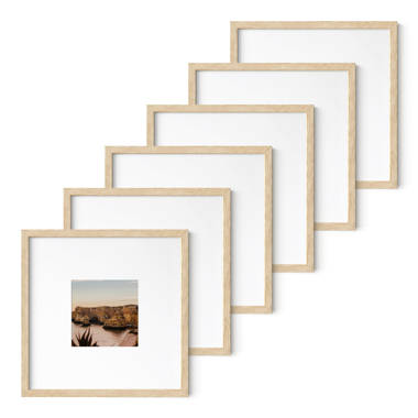 Malden 16x20 Matted Picture Frame - Made to Display Pictures 11x14 with  Mat, or 16x20 without Mat -Black