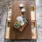 Solid Oak Coffee Table with Open Shelf-209681902
