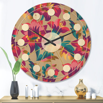 Solid Wood Wall Clock